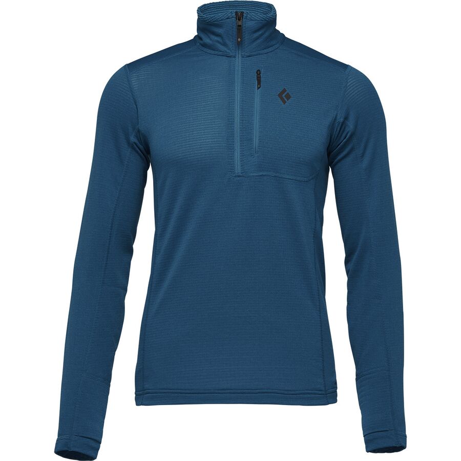 Black Diamond Coefficient LT 1/4-Zip Pullover - Men's Kingfisher