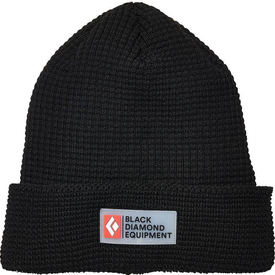 Black Diamond Double Waffle Beanie Black