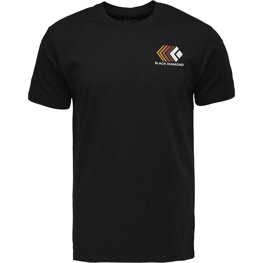 Black Diamond Faded T-Shirt - Men's Black