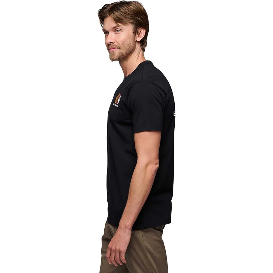 Black Diamond Faded T-Shirt - Men's Black