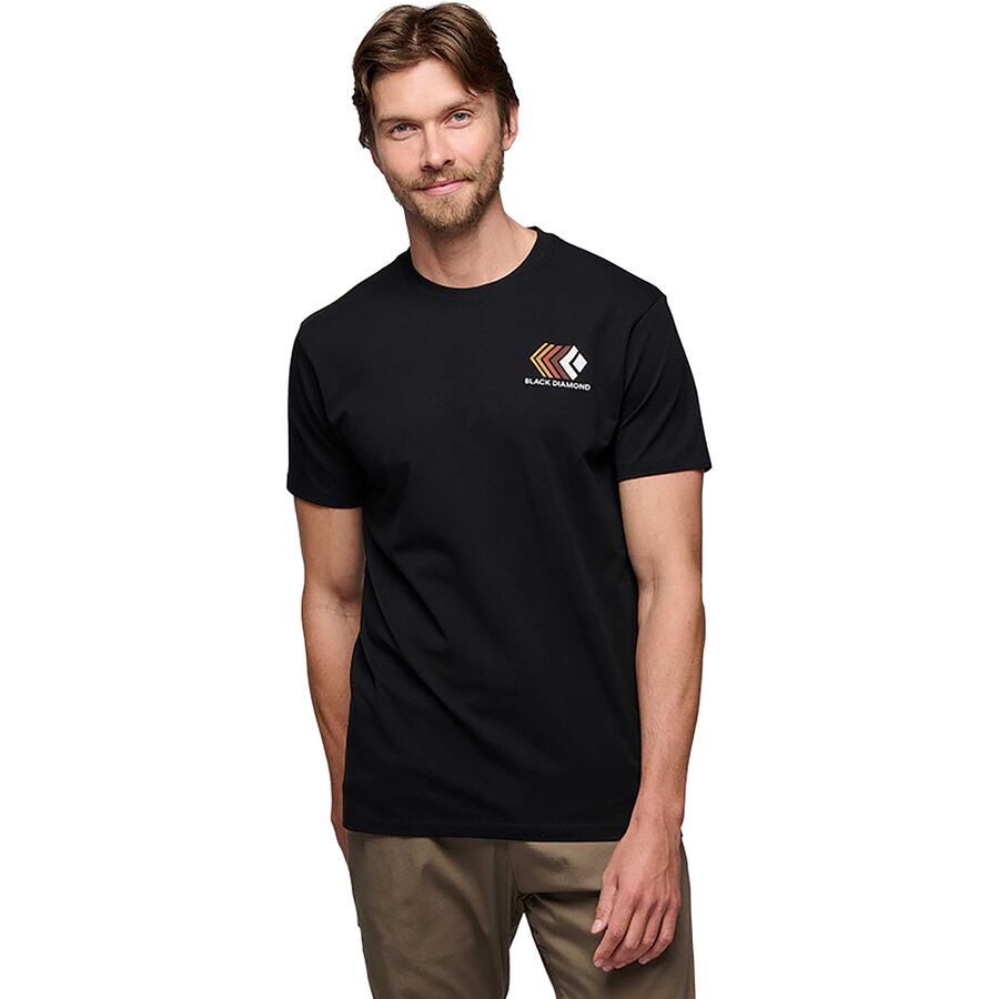 Black Diamond Faded T-Shirt - Men's Black