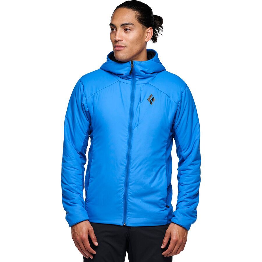Black Diamond First Light Hybrid Hooded Jacket - Men's Drifter Blue