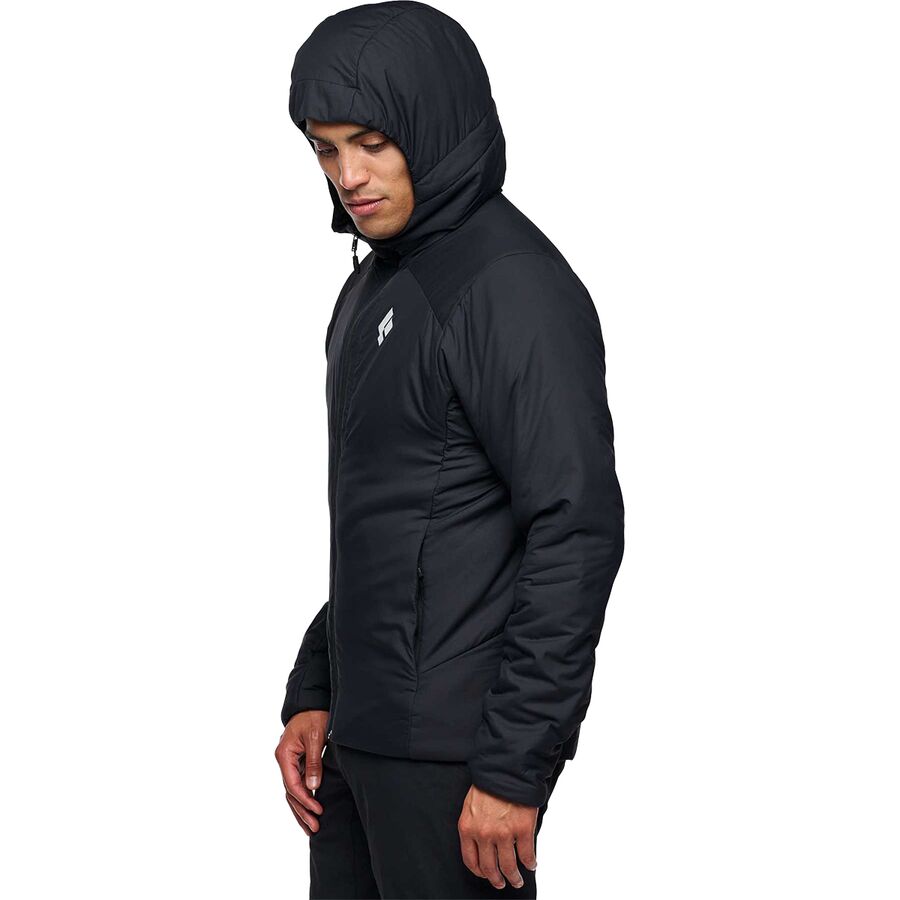 Black Diamond First Light Stretch Hooded Jacket - Men's Black