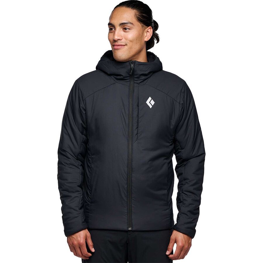 Black Diamond First Light Stretch Hooded Jacket - Men's Black