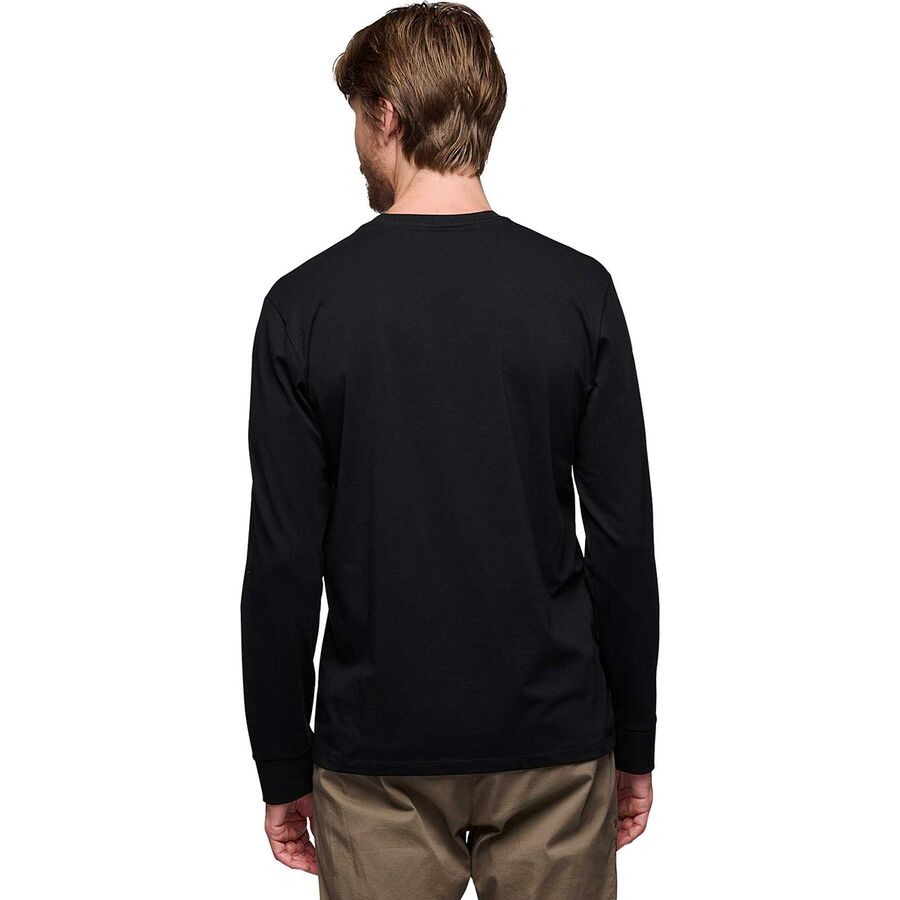 Black Diamond Heritage Wordmark Long-Sleeve T-Shirt - Men's Black