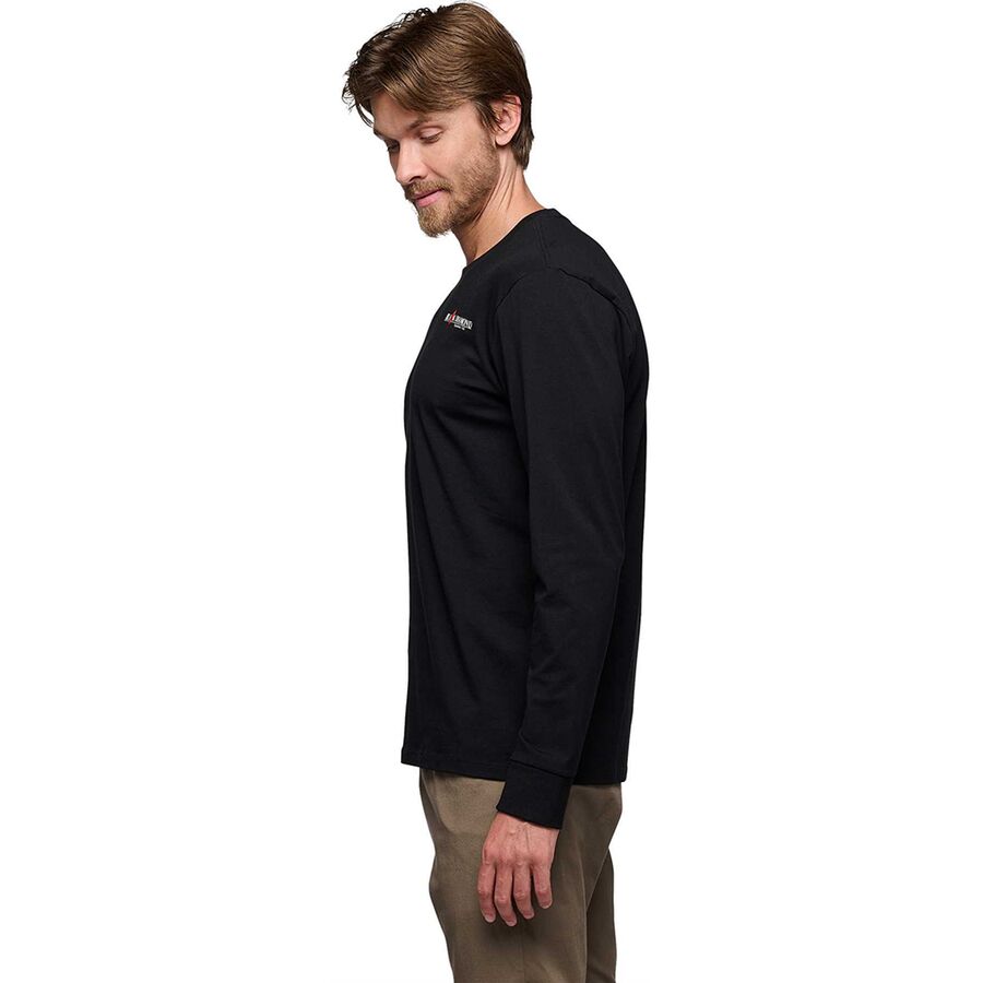 Black Diamond Heritage Wordmark Long-Sleeve T-Shirt - Men's Black