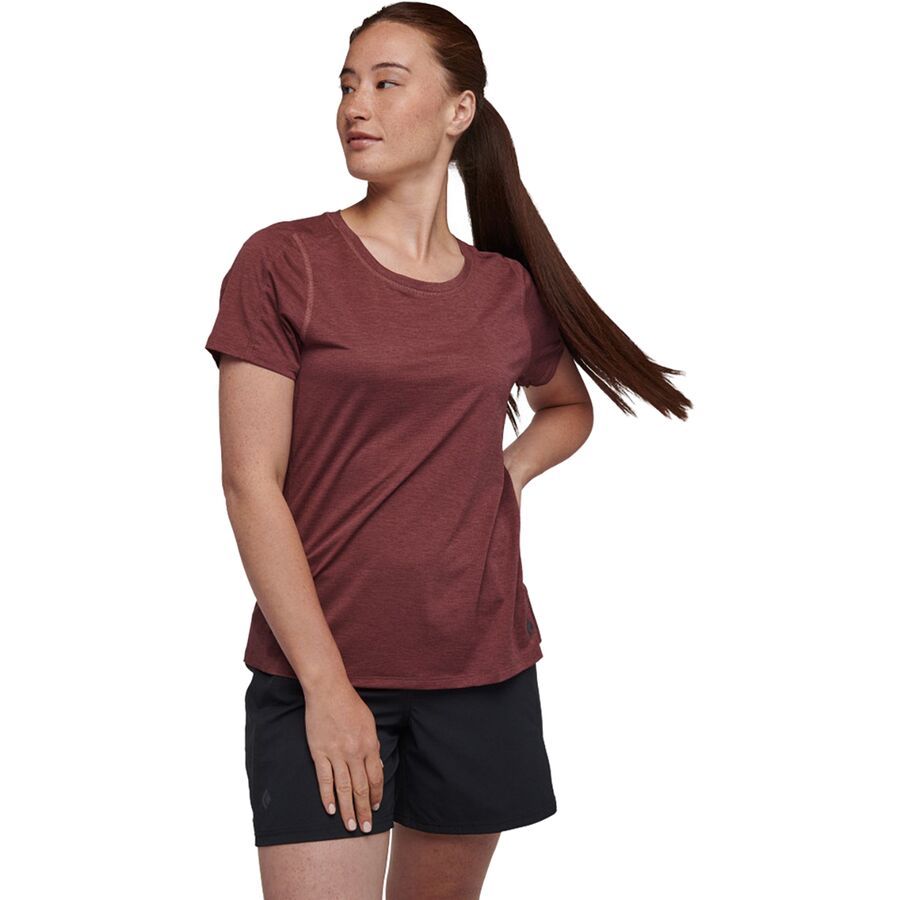 Black Diamond Lightwire Tech Short-Sleeve T-Shirt - Women's Cherrywood