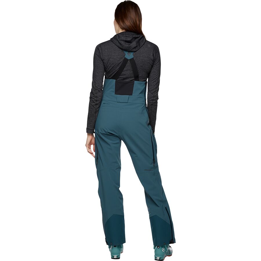 Black Diamond Recon Stretch Bib Pant - Women's Azurite