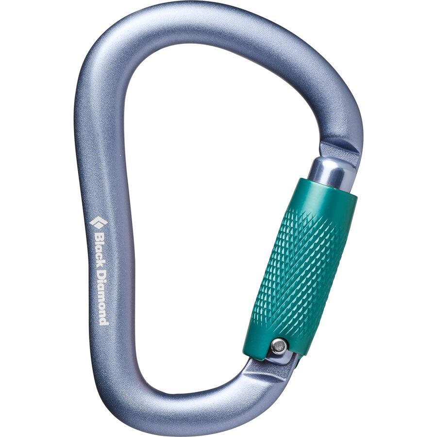 Black Diamond Rocklock Triple Lock Carabiner Gray