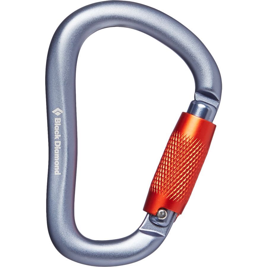 Black Diamond RockLock Twistlock Carabiner Gray