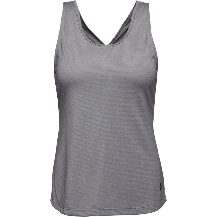 Black Diamond Splitter Tank Top - Women's Pewter Stripe