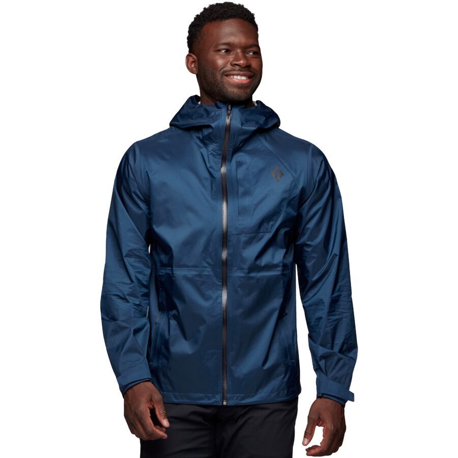 Black Diamond Treeline Rain Shell Jacket - Men's Indigo