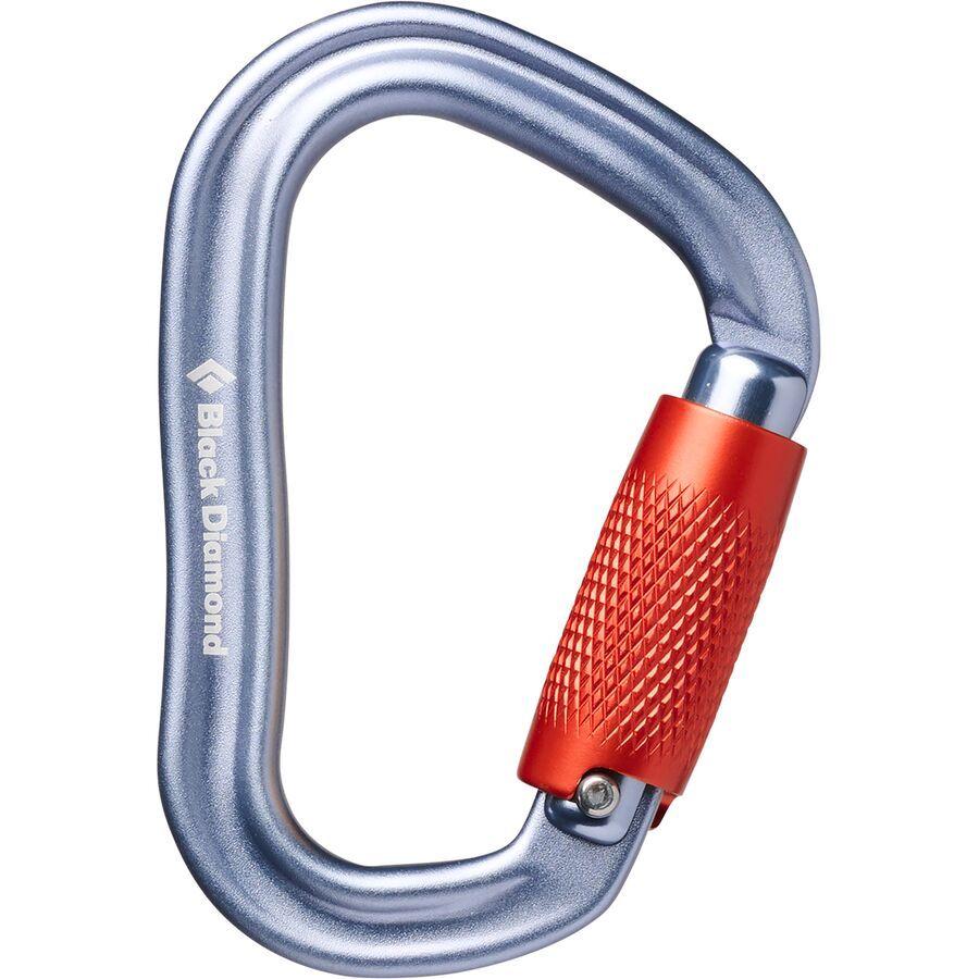 Black Diamond Vaporlock Twistlock Carabiner Gray