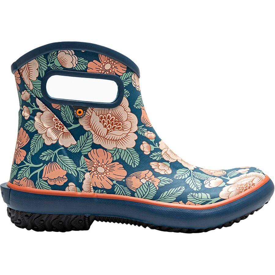 Bogs Patch Ankle Rain Boot - Women's Tapestry Floral/Navy
