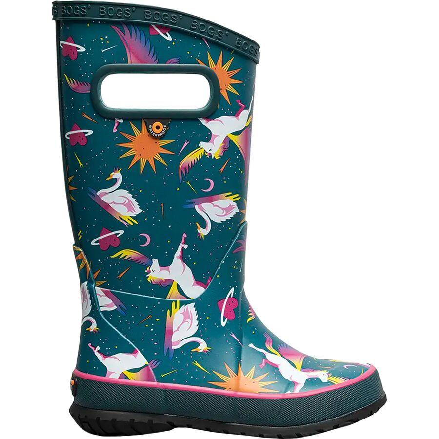 Bogs Rainboot - Unicorn Swan - Toddler Girls' Teal/Multi