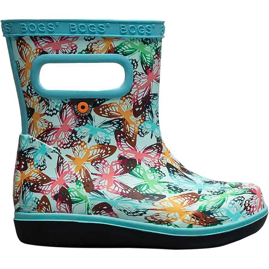 Bogs Skipper II Butterfly Camo Rain Boot - Toddler Girls' Sky Blue/Multi