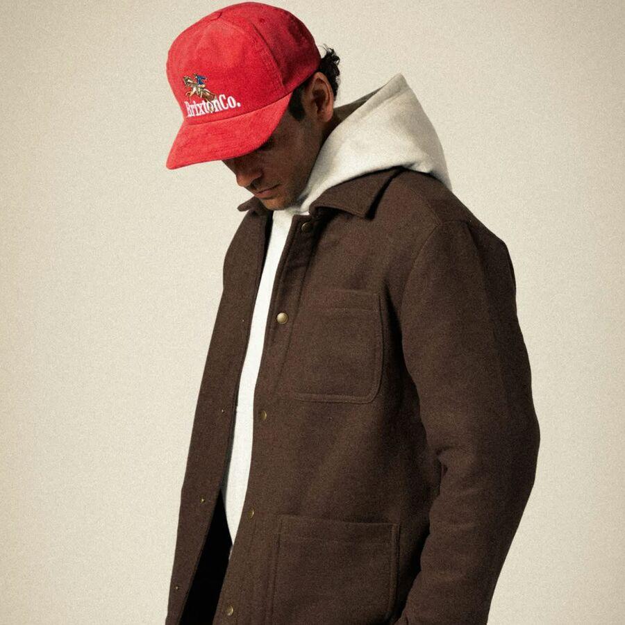 Brixton Inwood MP Snapback Hat - Men's Red