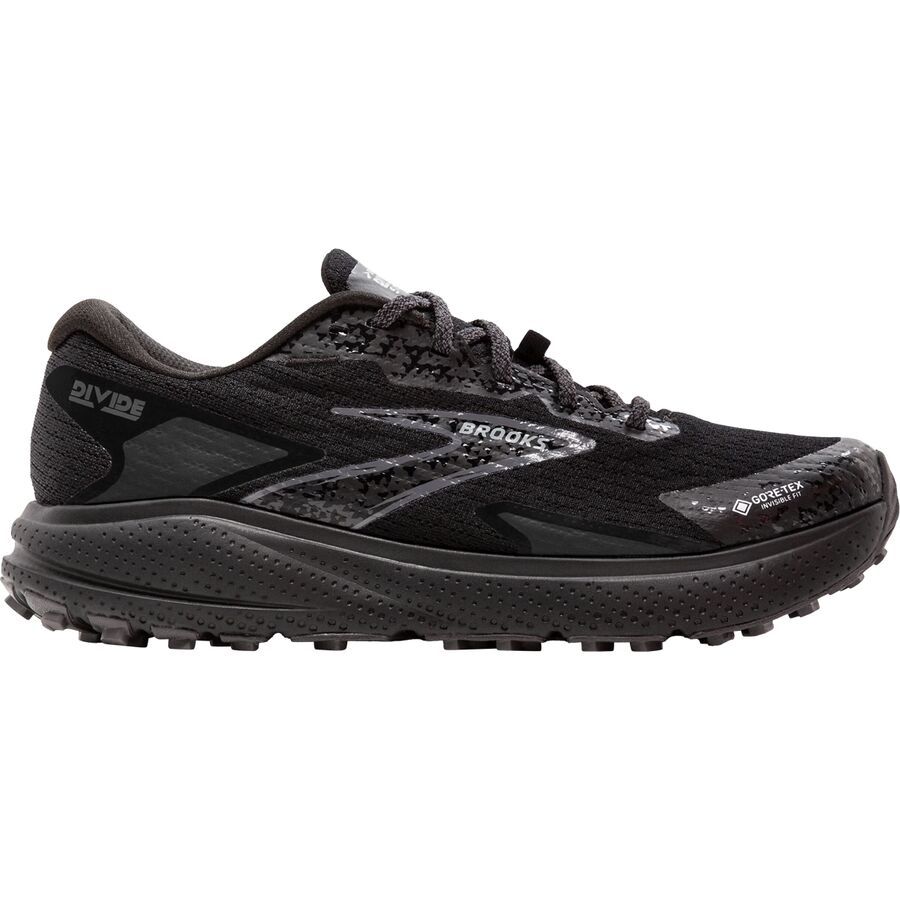 Brooks Divide 5 GTX Trail Running Shoe - Women's Black/Alloy/Primer Grey