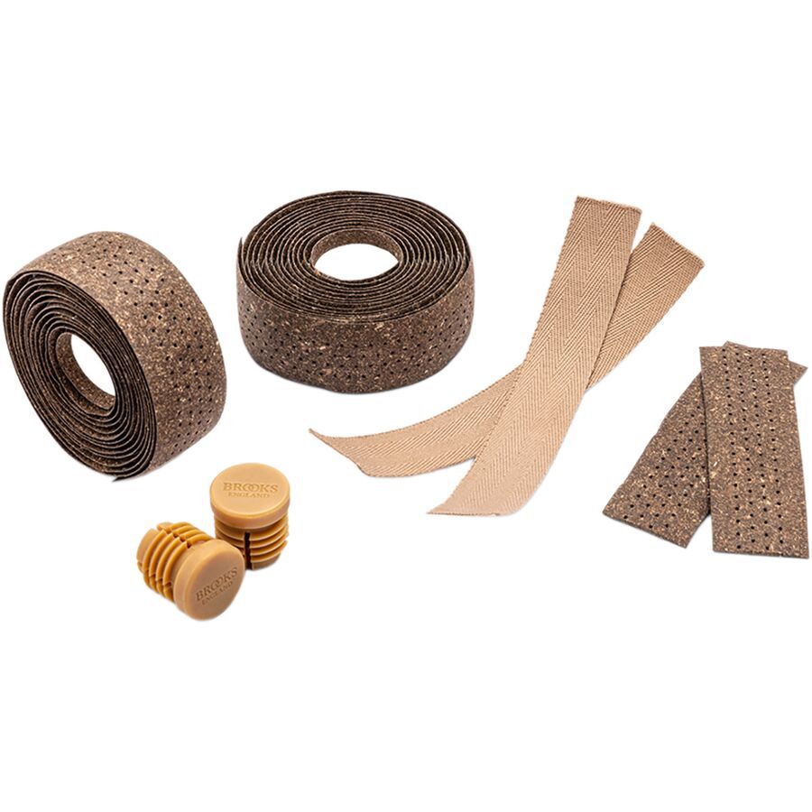 Brooks England Regenerated Leather Bar Tape Brown