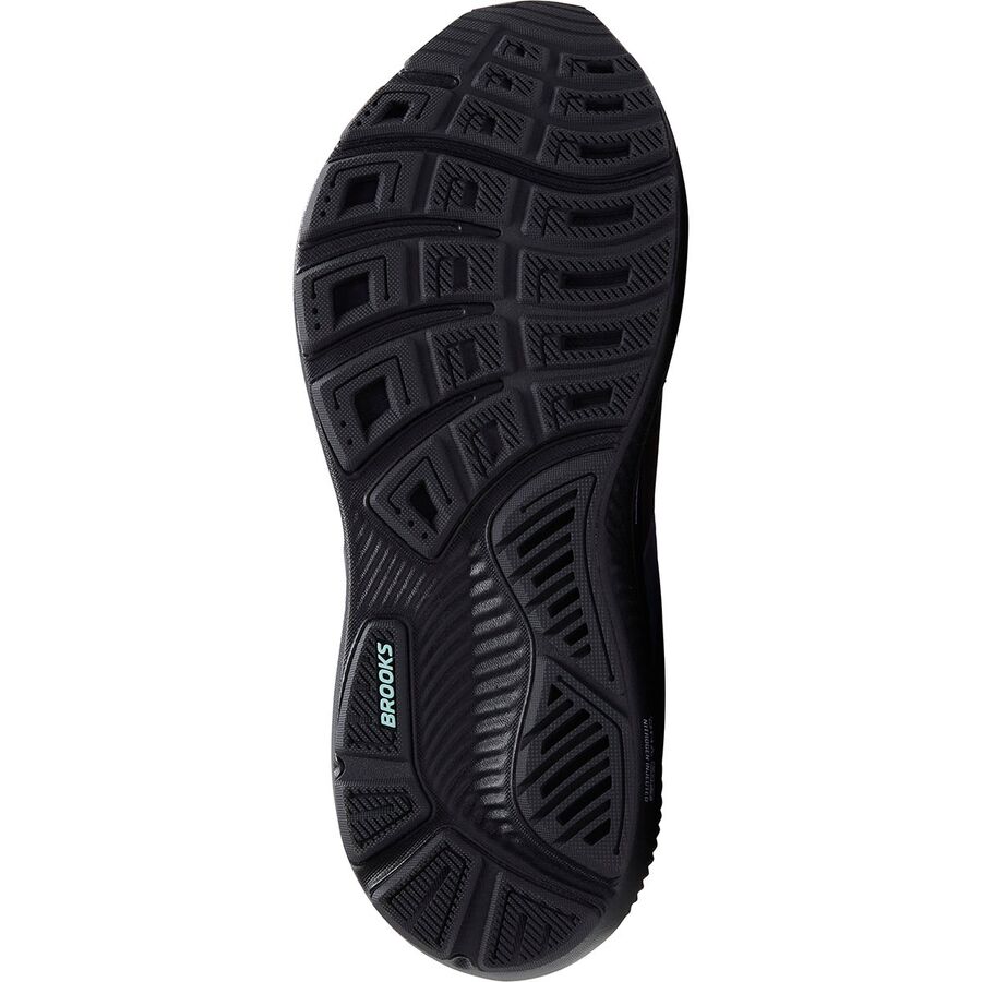 Brooks Ghost 17 Wide Running Shoe - Women's Grey/Clearwater/Purple