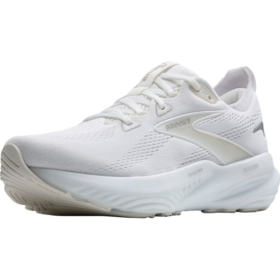 Brooks Glycerin 22 Wide Shoe - Women's White/White/Grey