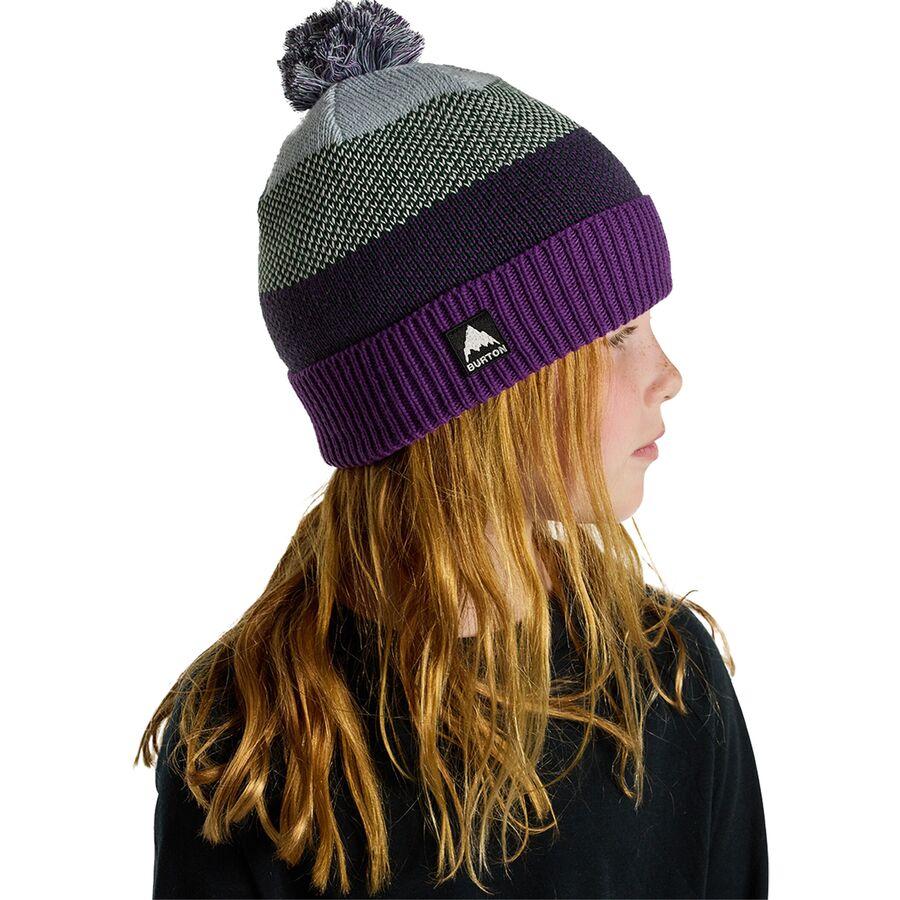 Burton Fleece-Lined Pom Beanie - Kids' Imperial Purple