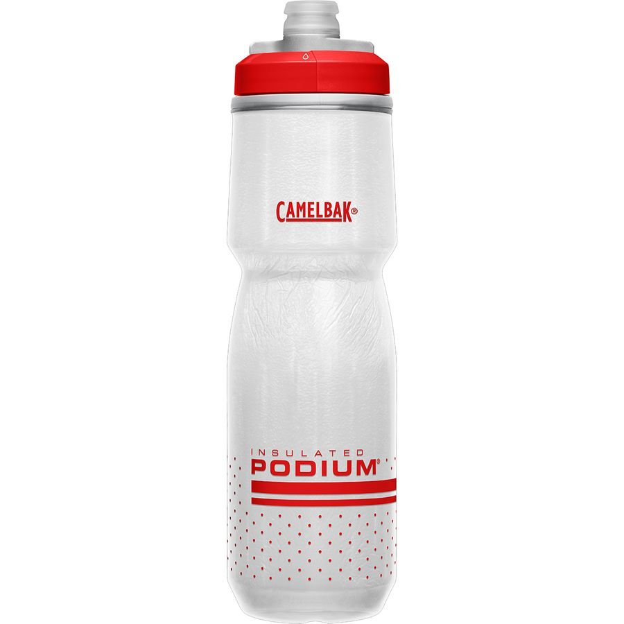 CamelBak Podium Chill 24oz Water Bottle Fiery Red/White