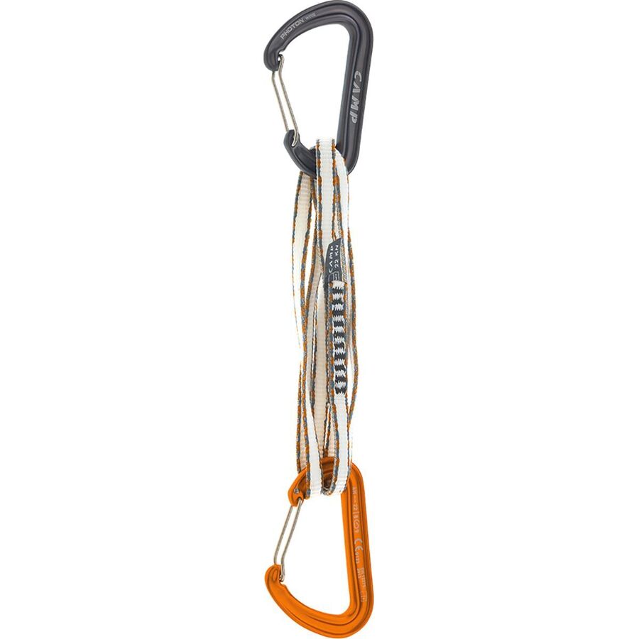 CAMP USA Alpine Express Dyneema Quickdraw - 4-Pack Gun Metal/Orange