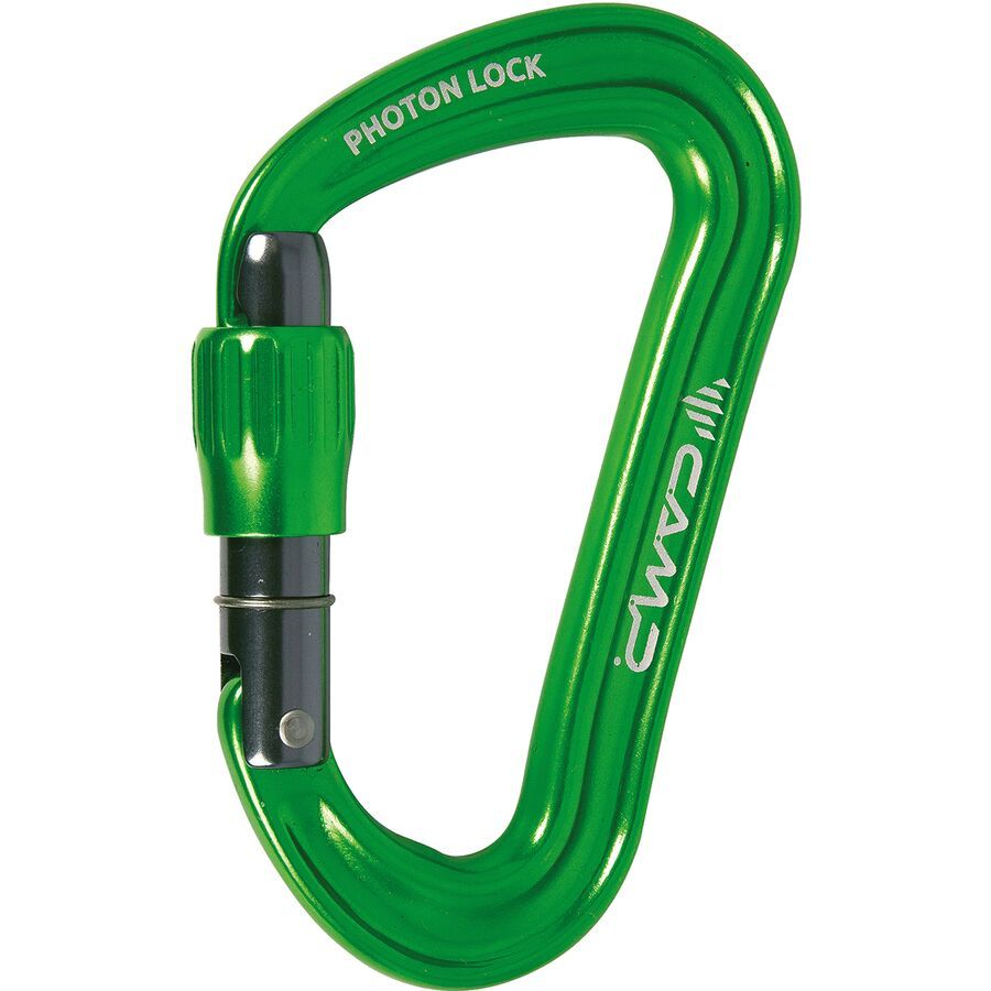 CAMP USA Photon Locking Carabiner Green