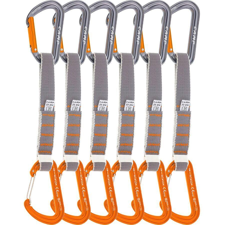 CAMP USA Photon Mixed Express KS Quickdraw - 6-Pack Gun Metal/Orange