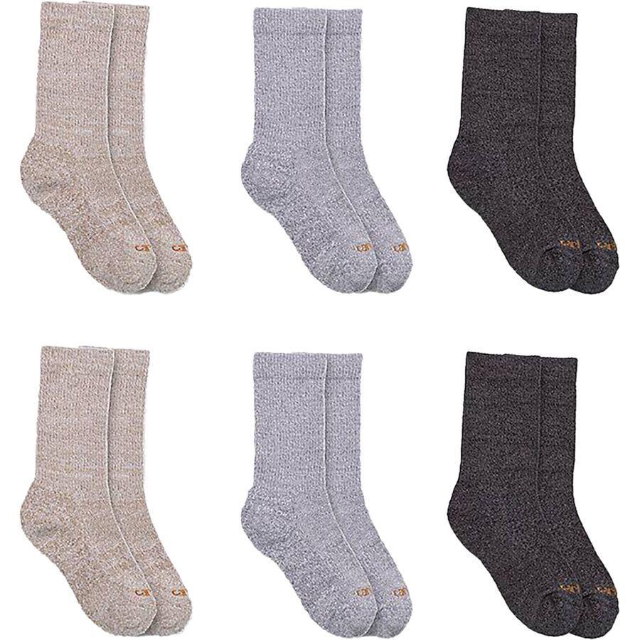 Carhartt Gloves Crew Sock - 6-Pack - Kids' Assorted 1