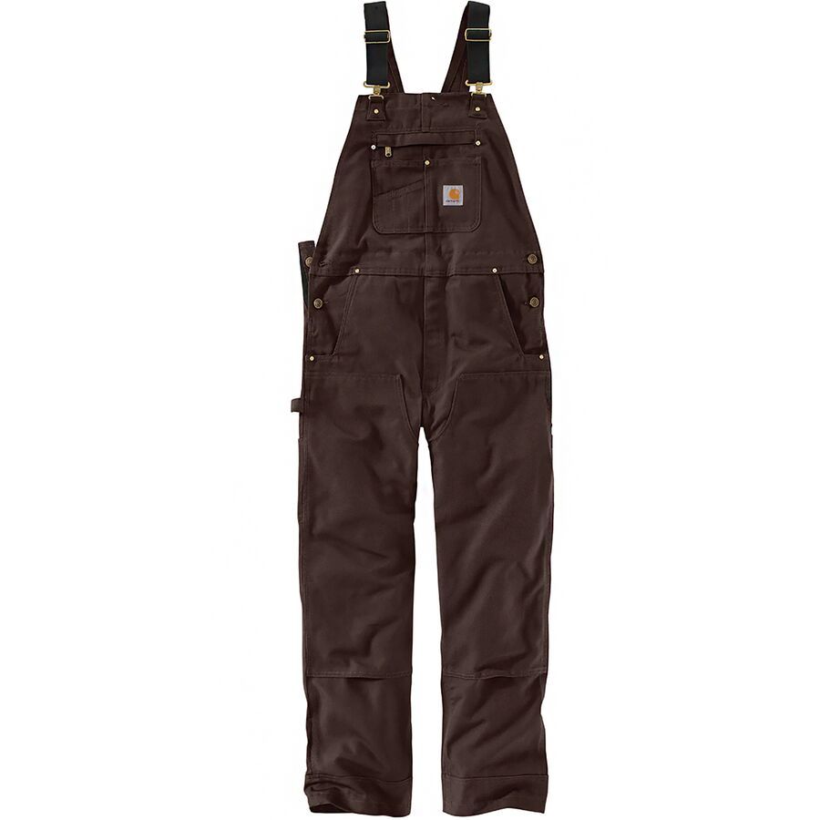 Carhartt R01 Duck Bib Overall Pant - Men's Dark Brown