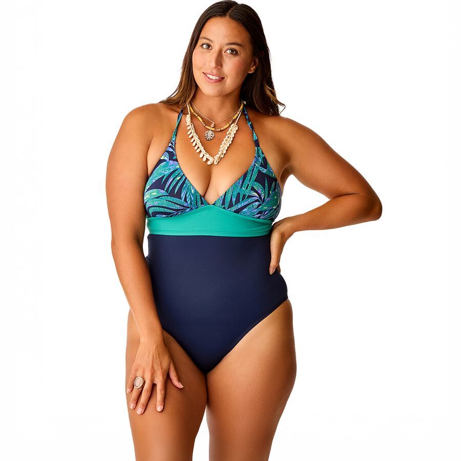 Carve Designs Dahlia One-Piece Swimsuit - Women's Blue Oasis/Navy