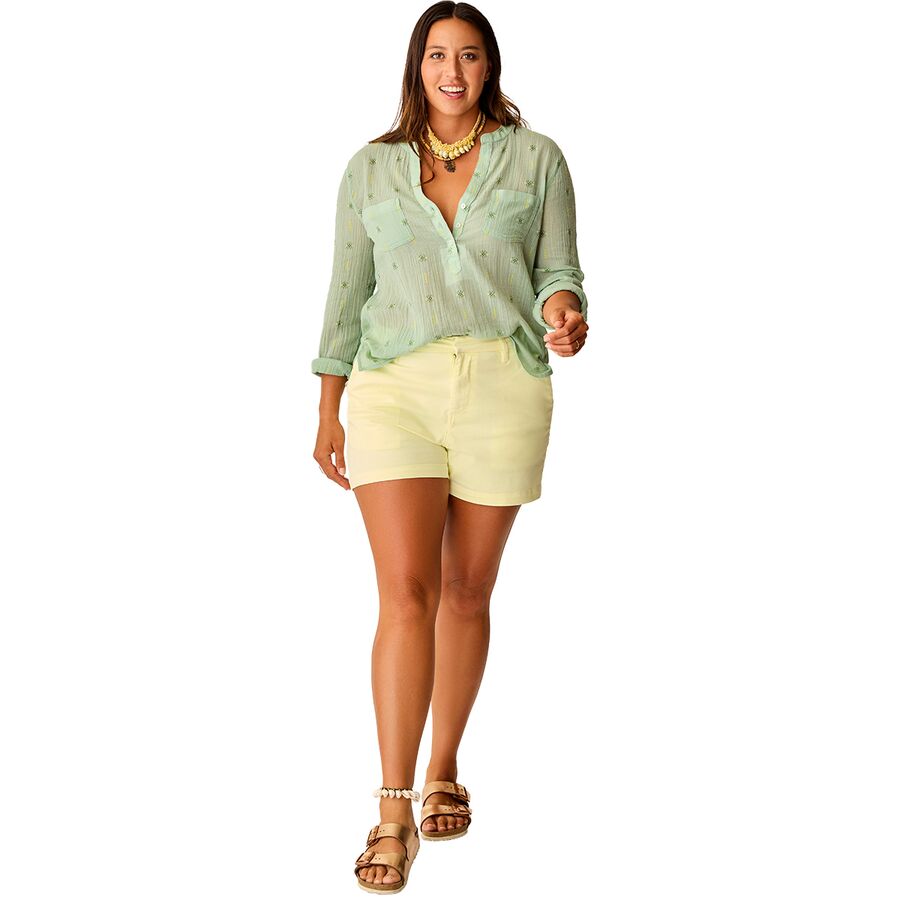 Carve Designs Dylan Gauze Shirt - Women's Haze Print