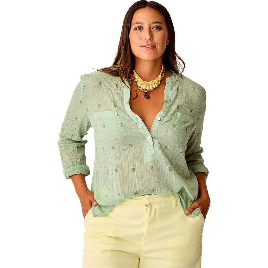 Carve Designs Dylan Gauze Shirt - Women's Haze Print