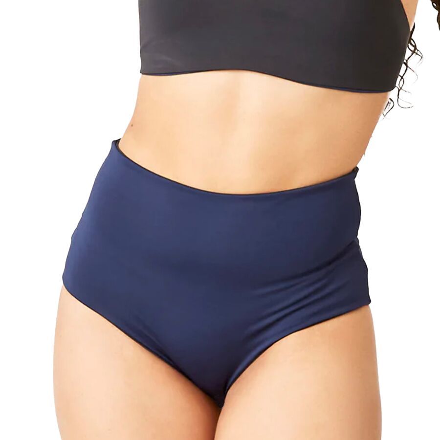 Carve Designs Erin Reversible Bikini Bottom - Women's Black/Navy