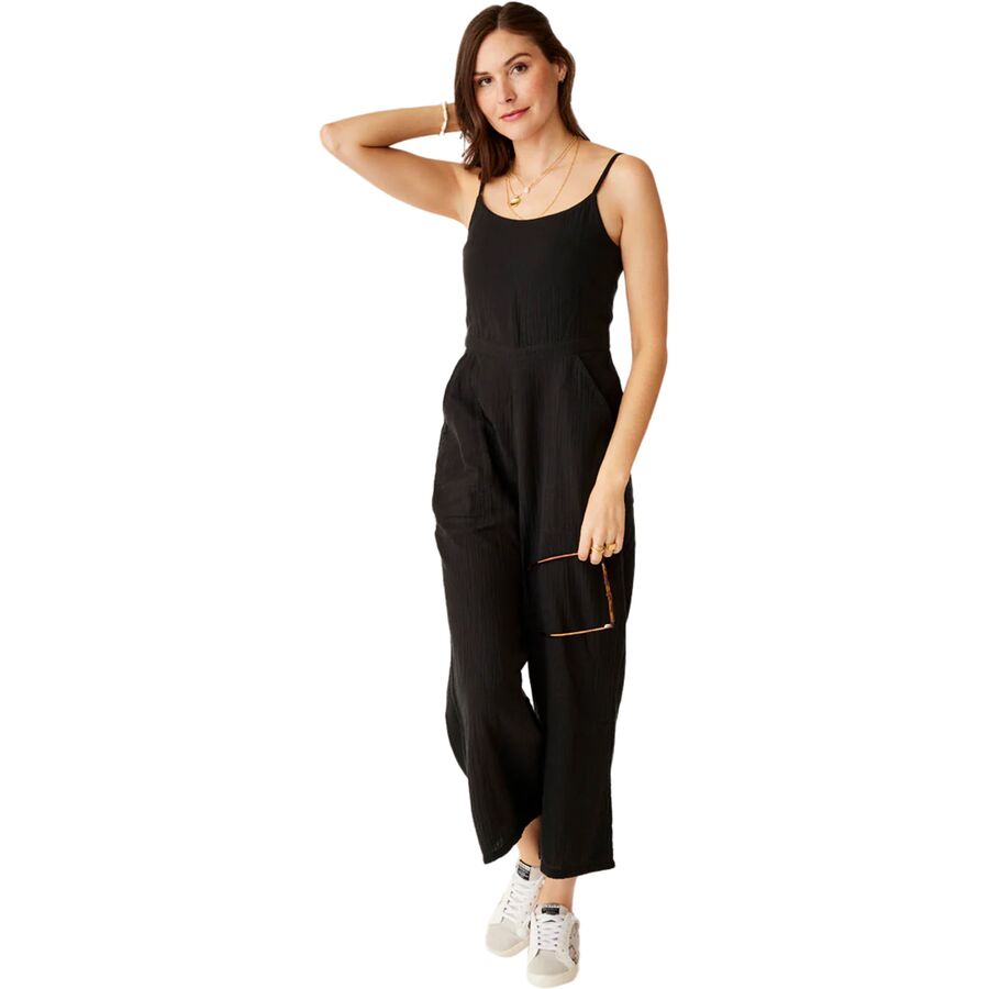 Carve Designs Knox Gauze Jumpsuit - Women's Black