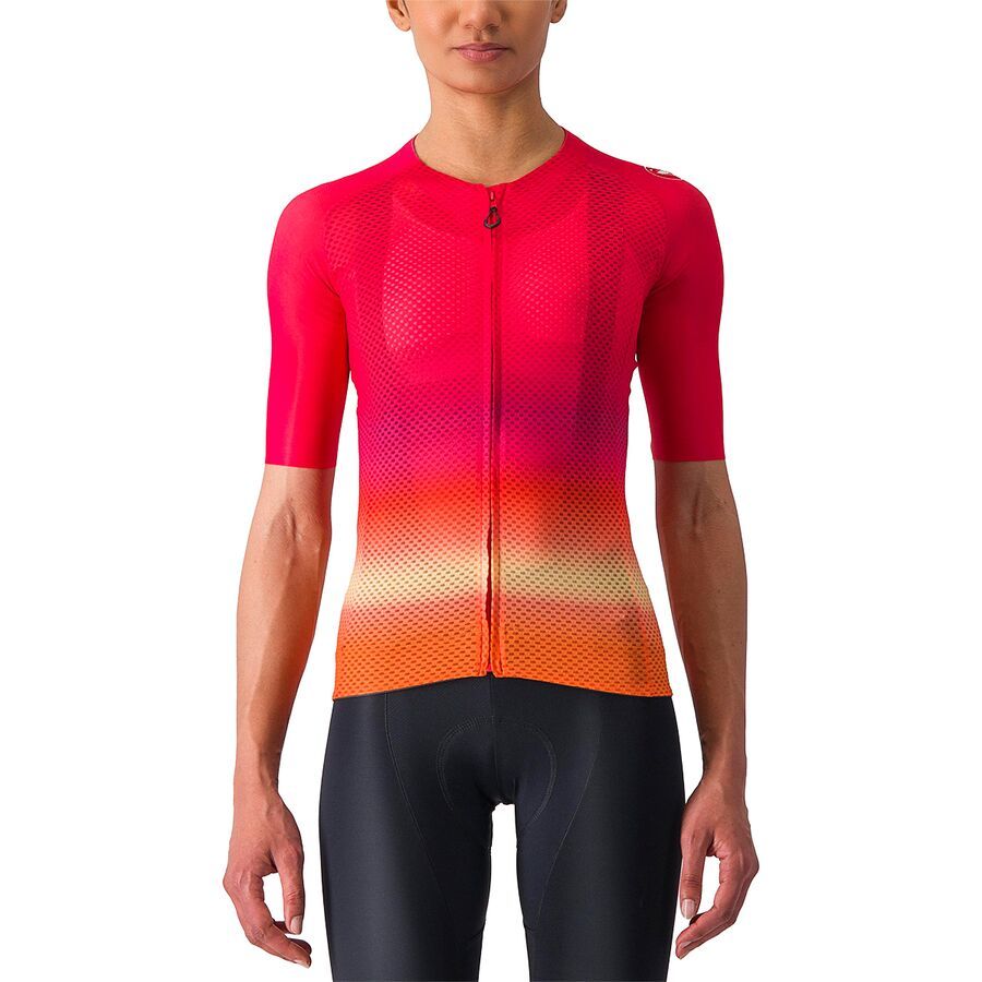 Castelli Climber's 4.0 Jersey - Women's Hibiscus/Pink-Ornge