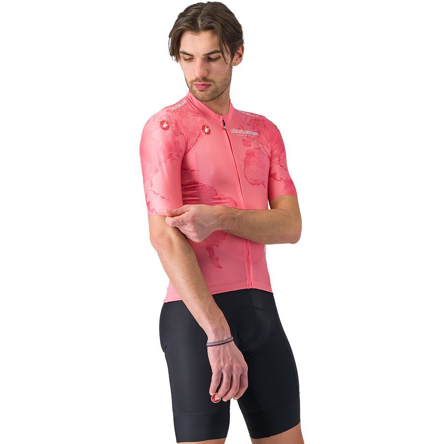 Castelli #GIRO108 Competizione 3 Jersey - Men's Rosa Giro