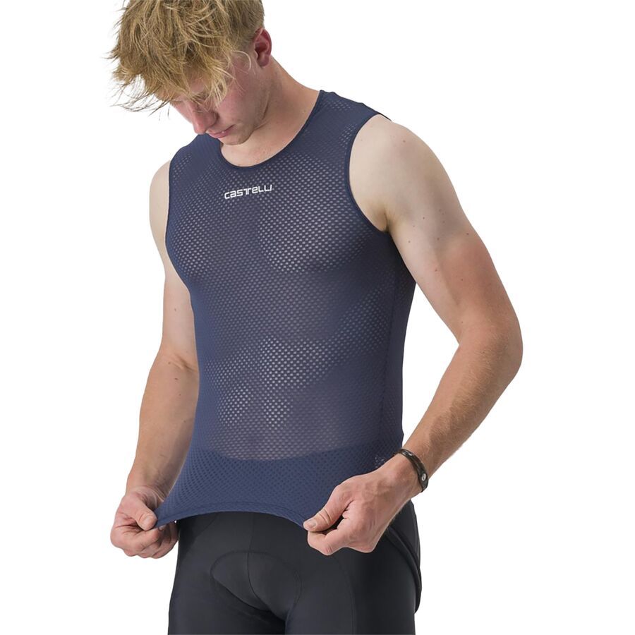 Castelli Pro Mesh 2.0 Sleeveless Baselayer - Men's Belgian Blue