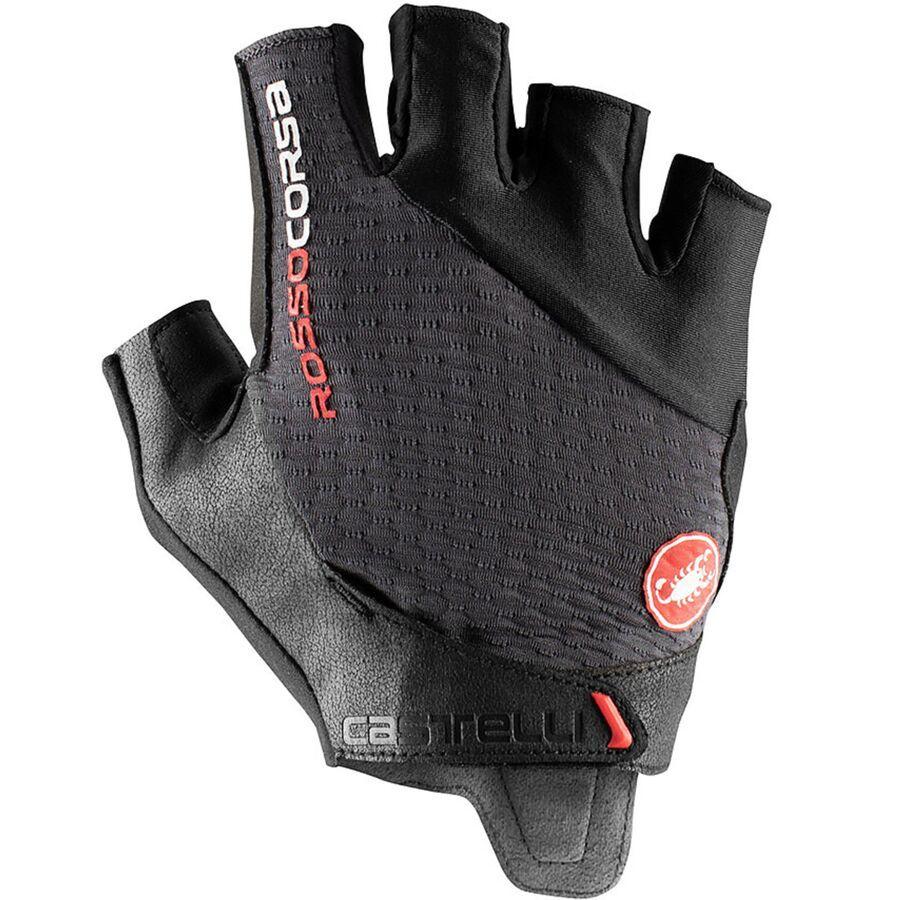 Castelli Rosso Corsa Pro V Glove - Men's Dark Gray