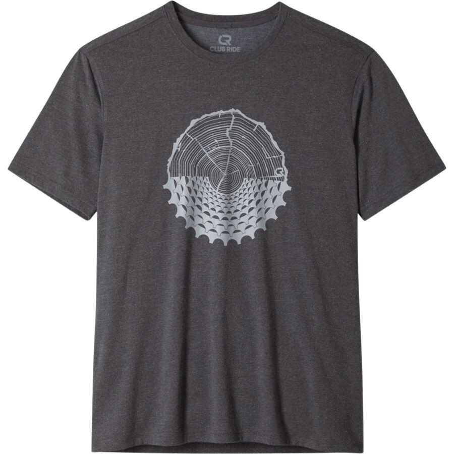 Club Ride Apparel Cog T-Shirt - Men's Charcoal