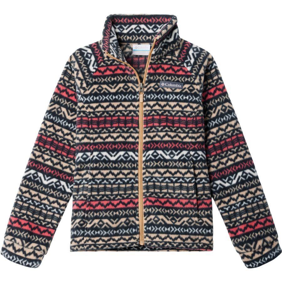 Columbia Benton Springs II Printed Fleece Jacket - Girls' Canoe Madras