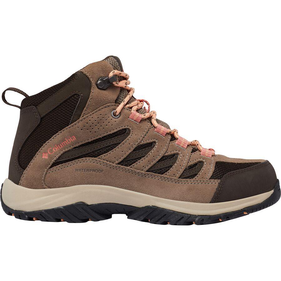 Columbia Crestwood Mid Waterproof Hiking Boot - Women's Cordovan/Mud