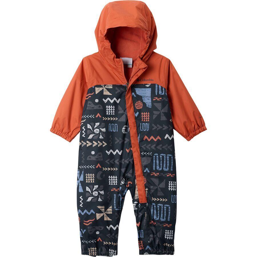 Columbia Critter Jitters III Rain Suit - Infants' Black Outerbounds/Tuscan