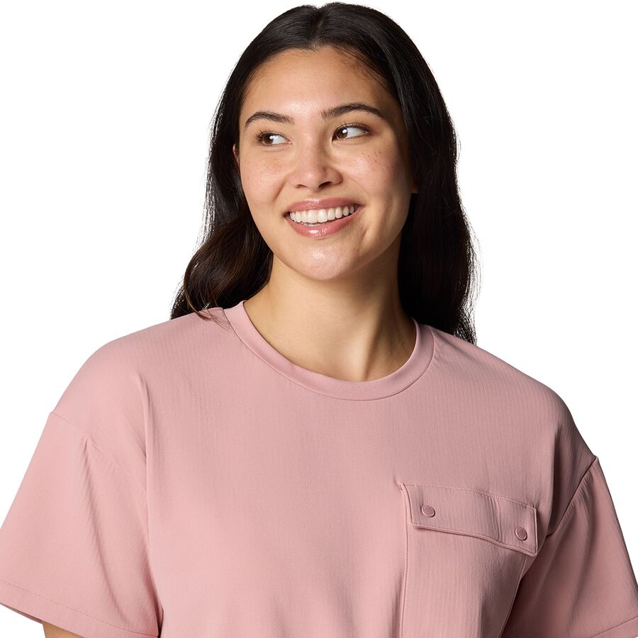 Columbia Granite Point Knit Short-Sleeve Shirt - Women's Eraser Pink