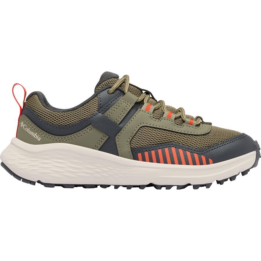 Columbia Konos Low Hiking Shoe - Kids' Stone Green/Red Quartz