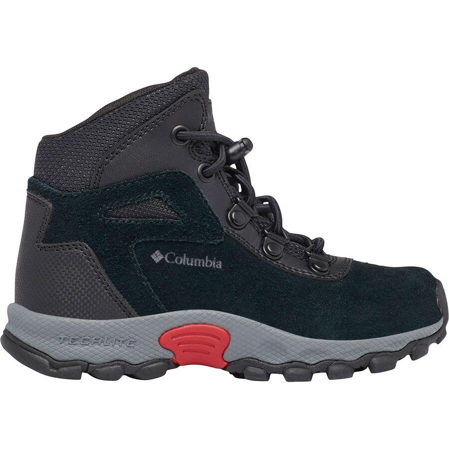 Columbia Newton Ridge Amped Boot - Little Kids' Black/Mountain Red