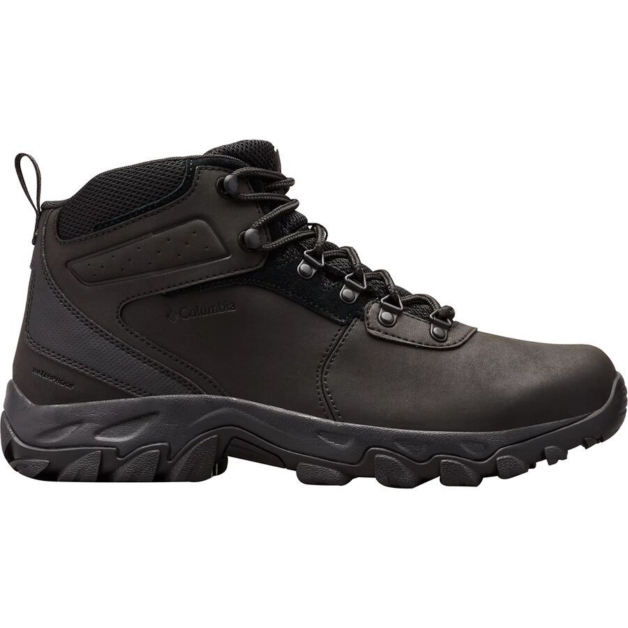 Columbia Newton Ridge Plus II Waterproof Wide Hiking Boot - Men's Black/Black2