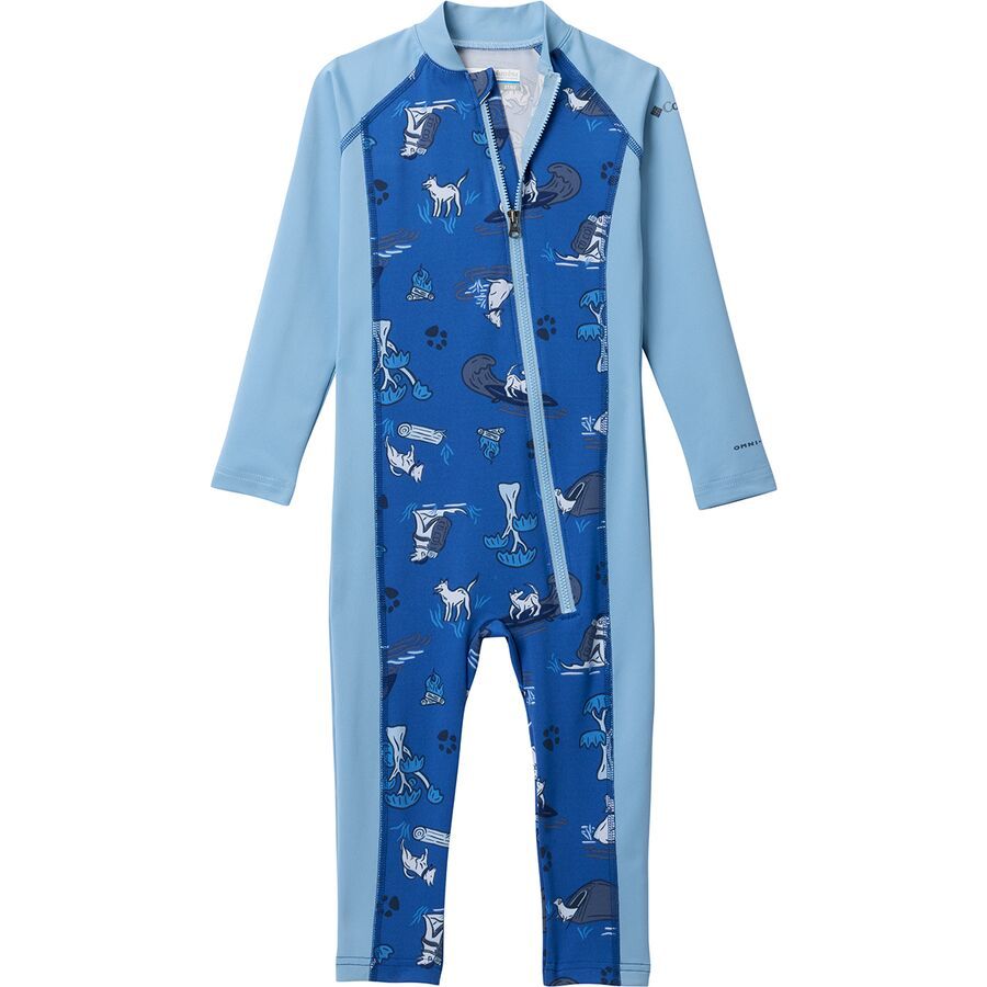 Columbia Sandy Shores II Sunsuit - Infants' Mountain Blue Trail Tails/Ripple Blue